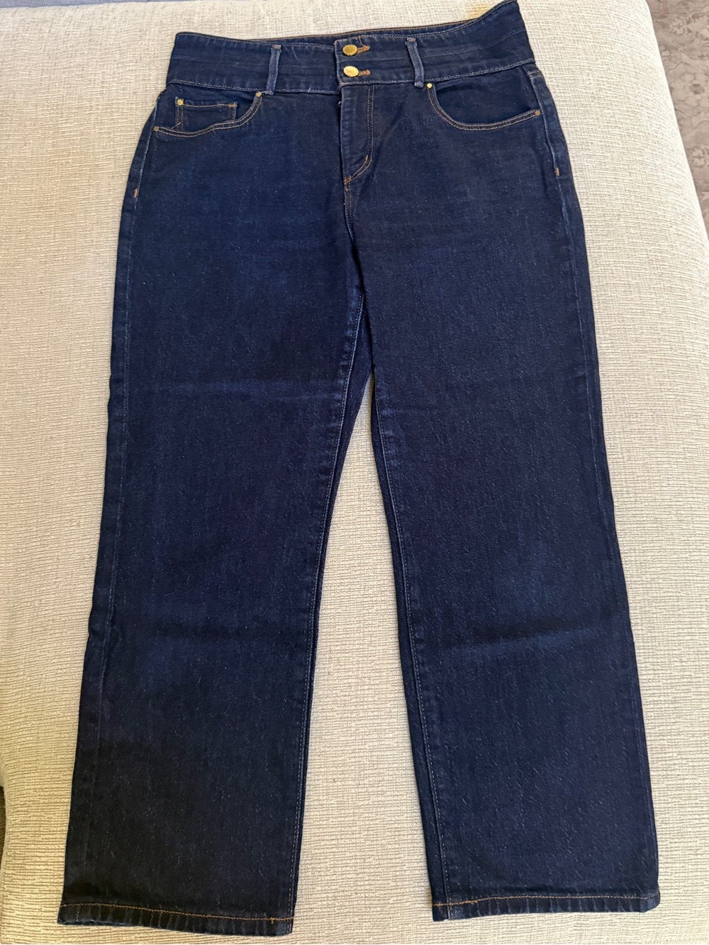 Ann Taylor Dark Blue Straight Leg Jeans
